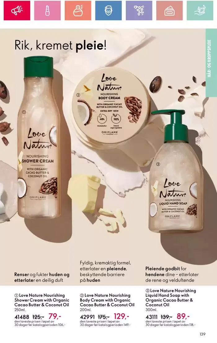 ORIFLAME Kundeavis fra 5. januar til 12. januar 2025 - kundeavisside 139