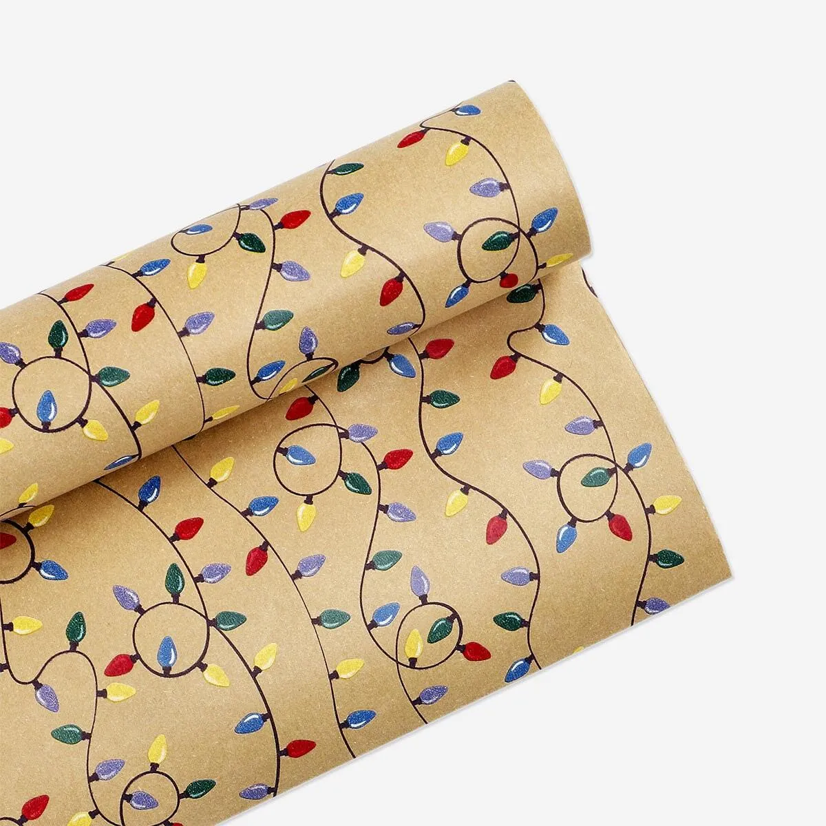 1000 cm craft wrapping paper - String lights motif
