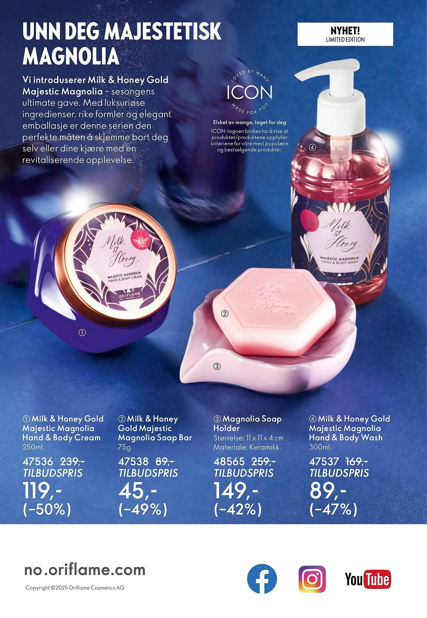 Oriflame katalog fra 29. oktober til 18. november 2025 - kundeavisside 148