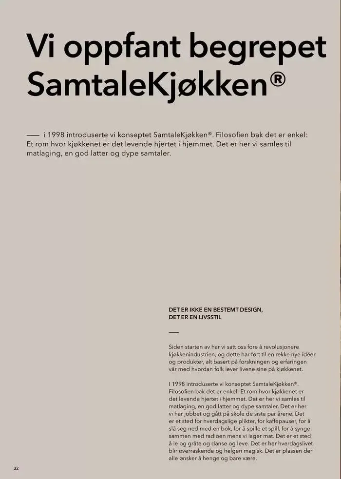 kvik kjøkken Lookbook. fra 5. mars til 19. mars 2025 - kundeavisside 32