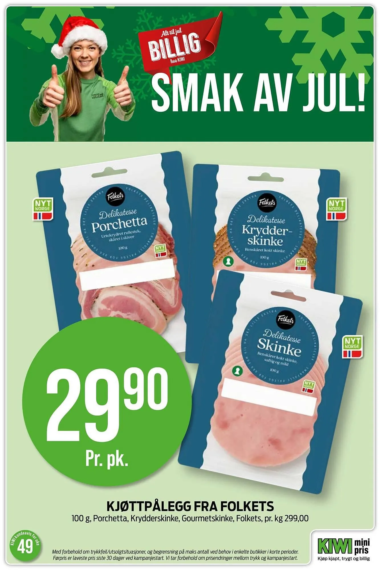 Kiwi kundeavis fra 1. desember til 8. desember 2025 - kundeavisside 10