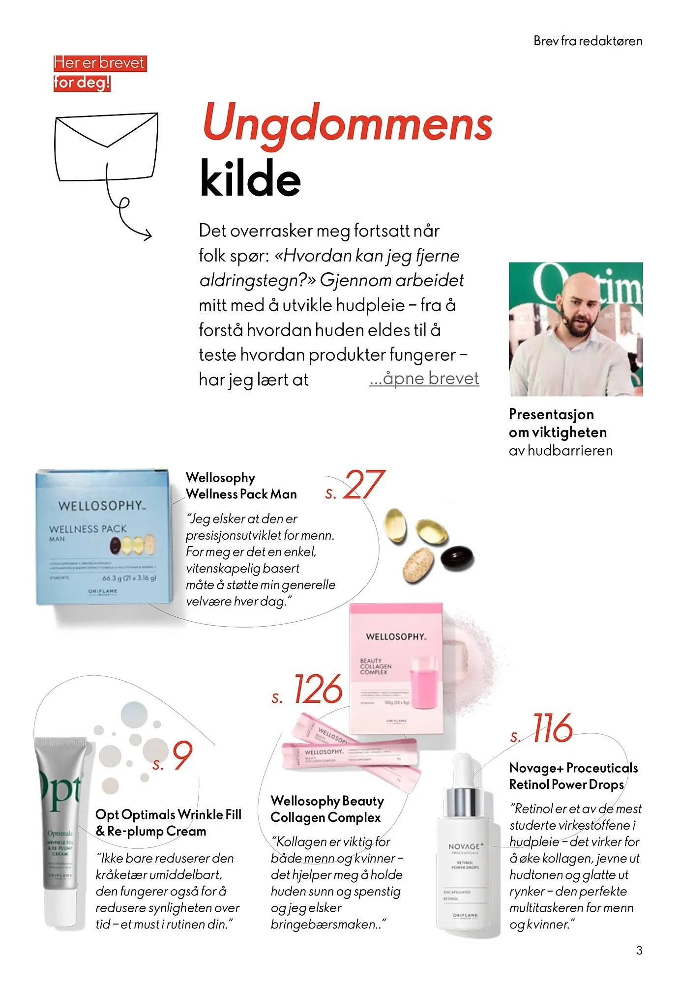 Oriflame katalog fra 11. mars til 31. mars 2026 - kundeavisside 3