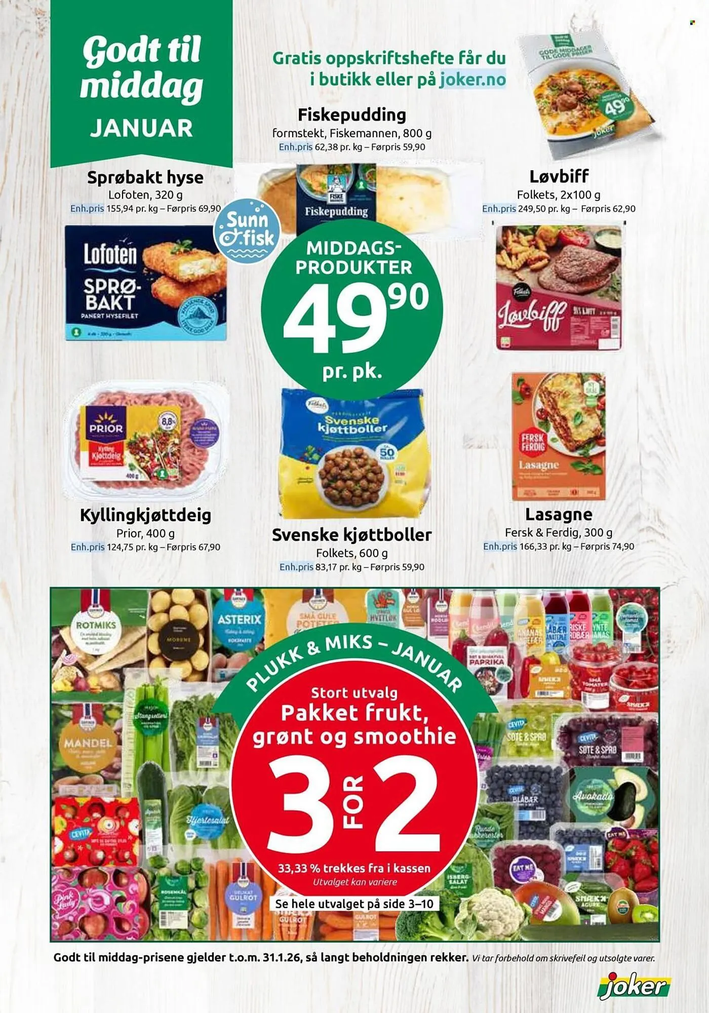 Joker kundeavis fra 6. januar til 10. januar 2026 - kundeavisside 12