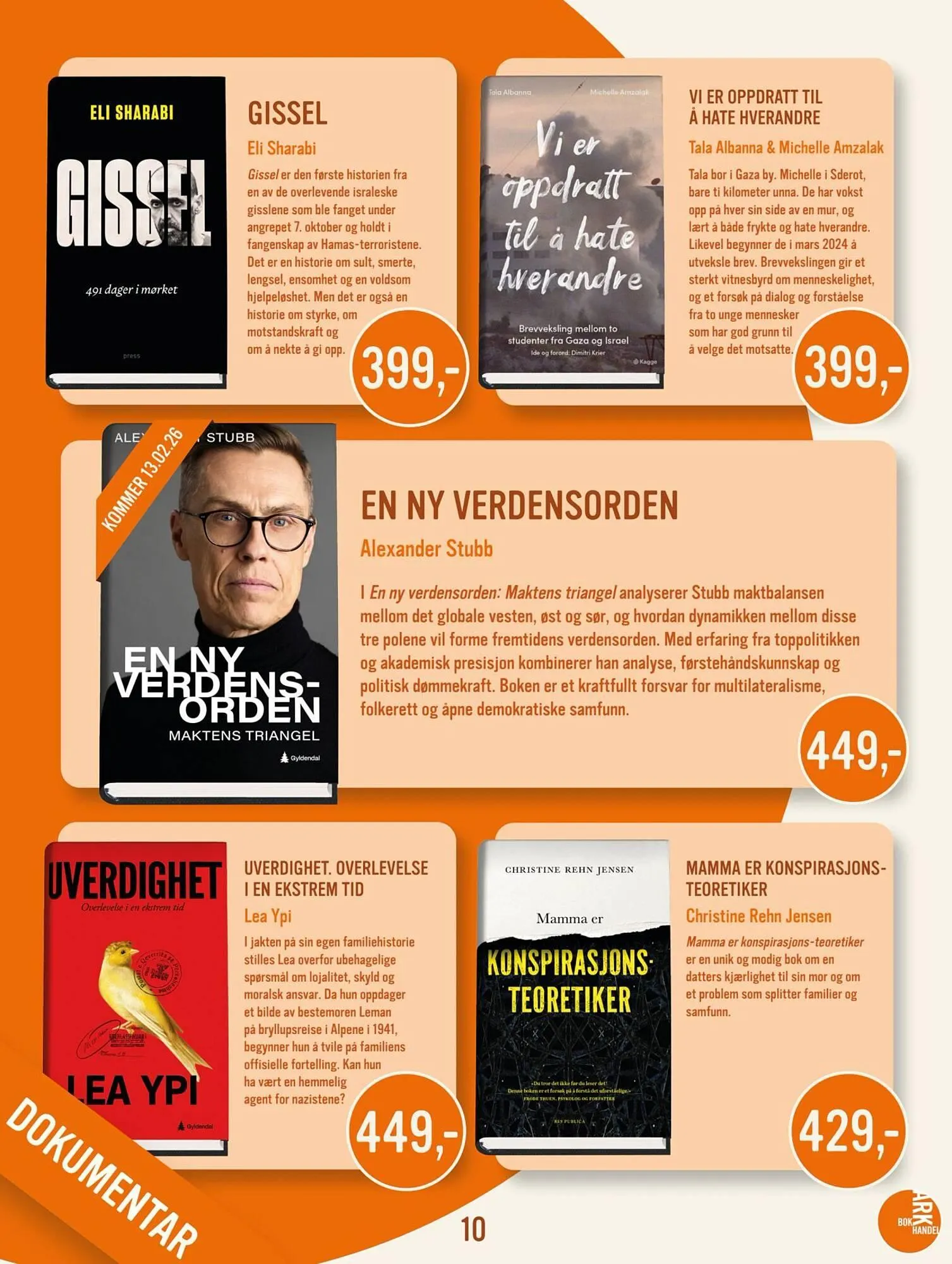 Ark Bokhandel kundeavis fra 1. februar til 1. mars 2026 - kundeavisside 10