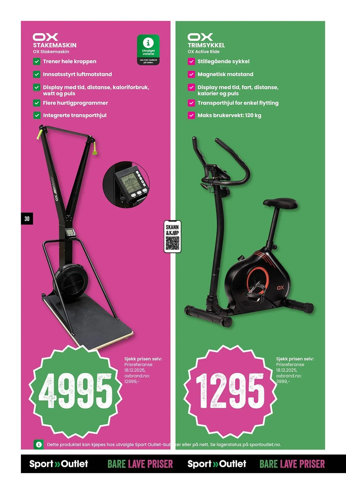 Sport Outlet kundeavis fra 14. januar til 2. februar 2026 - kundeavisside 30