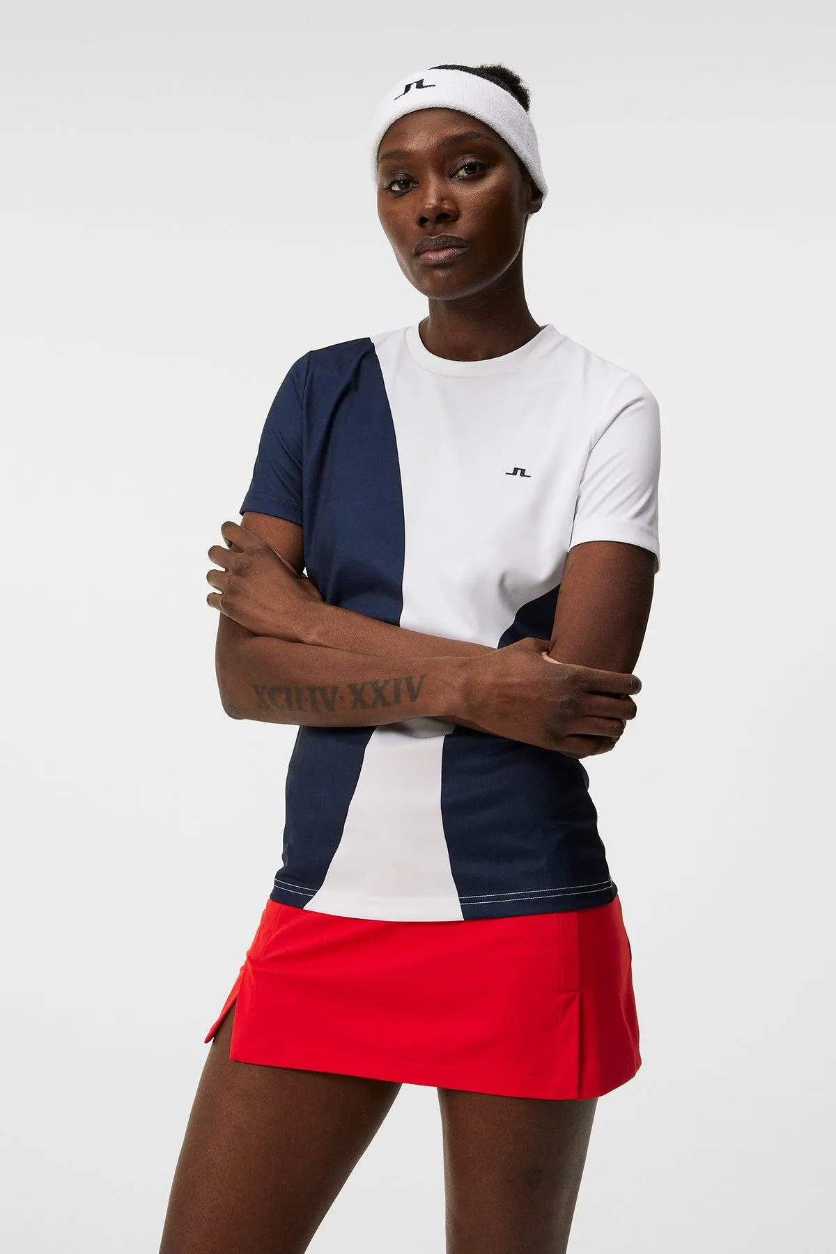 W Big Spots Tee JL Navy