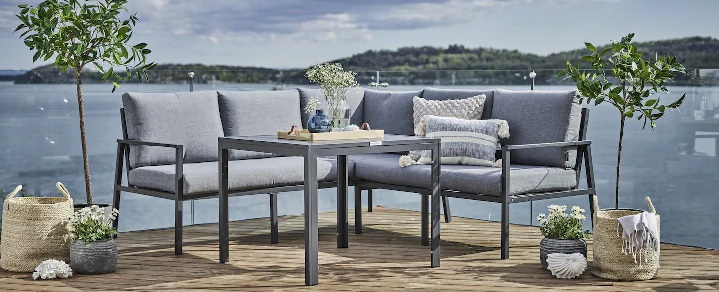 Hekla bålpanne 150x50 cm svart