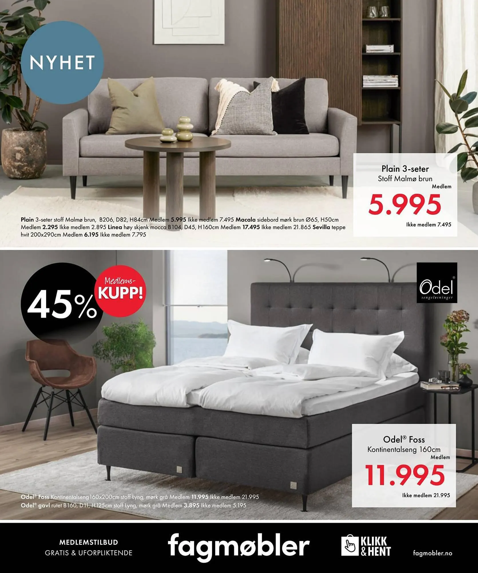 Fagmøbler Kundeavis fra 30. september til 31. oktober 2023 - kundeavisside 24