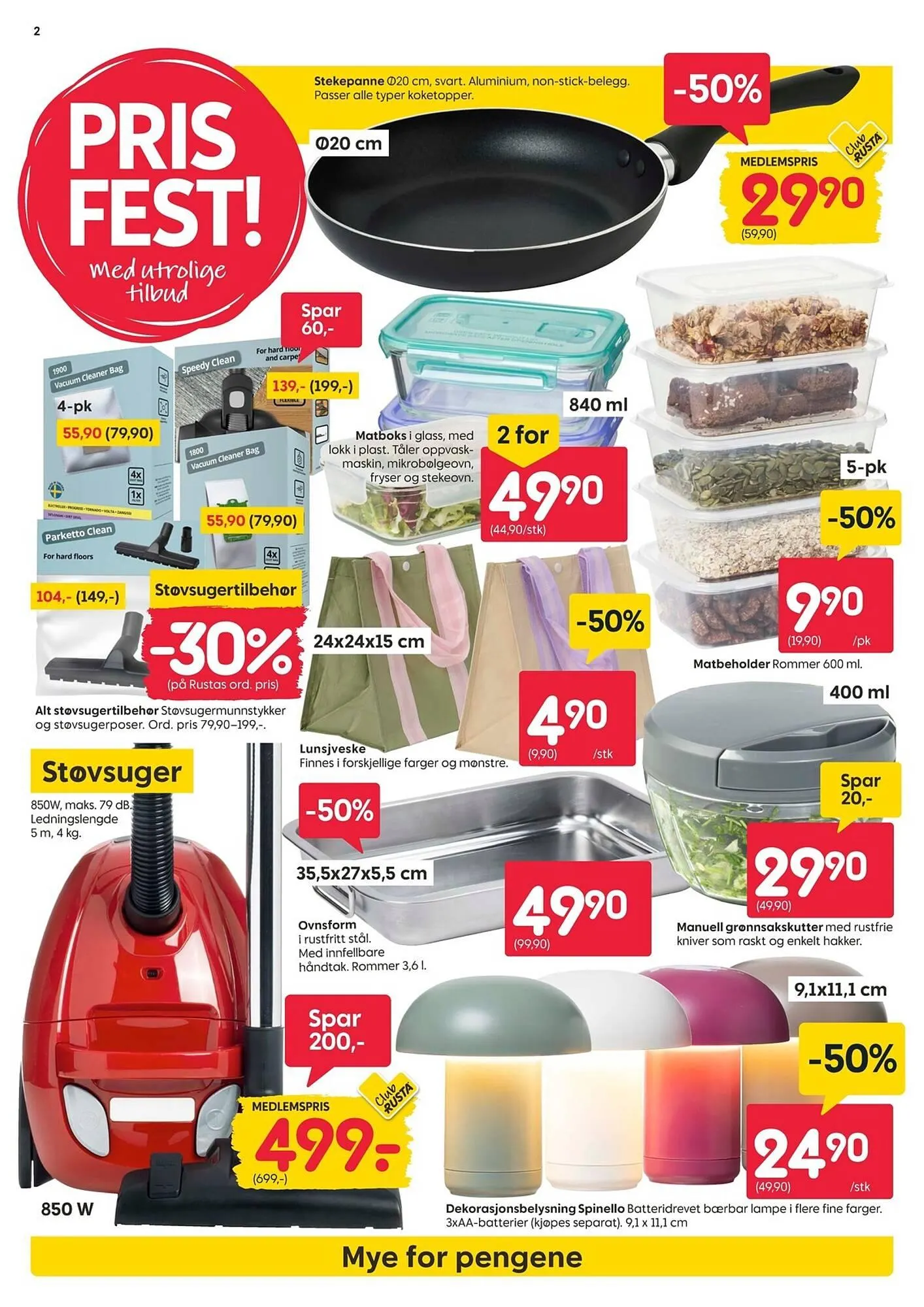 Rusta kundeavis fra 5. januar til 11. januar 2026 - kundeavisside 2