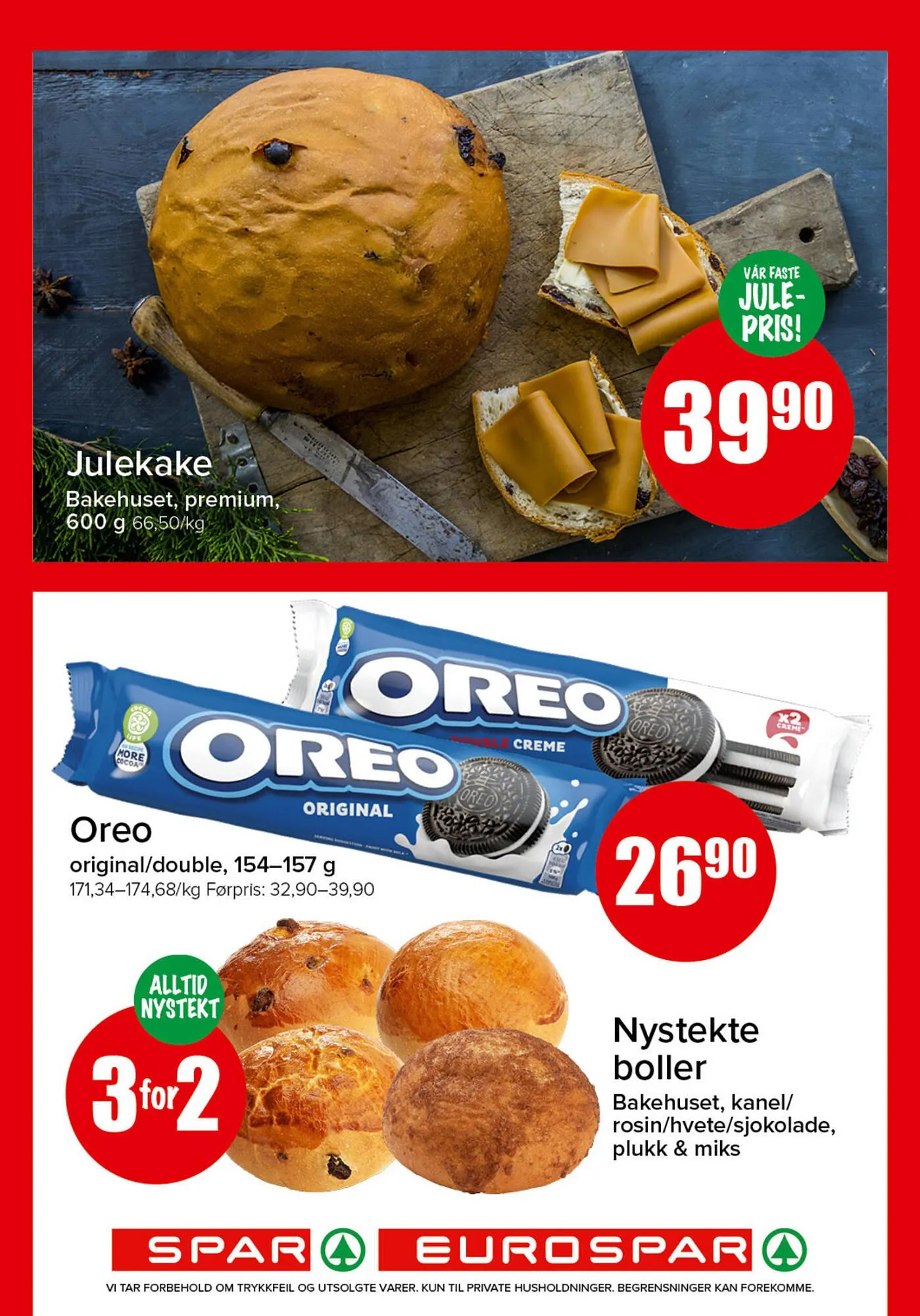 Eurospar kundeavis fra 1. desember til 7. desember 2025 - kundeavisside 9