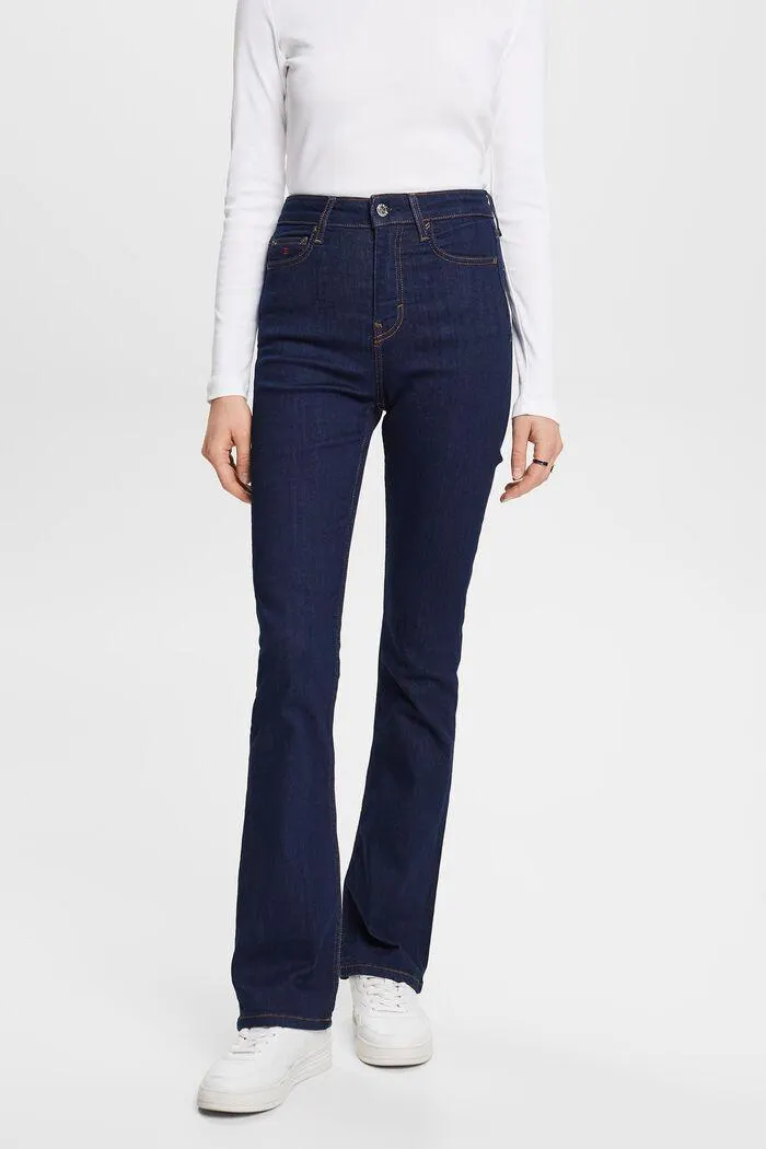 High-Rise Bootcut Jeans