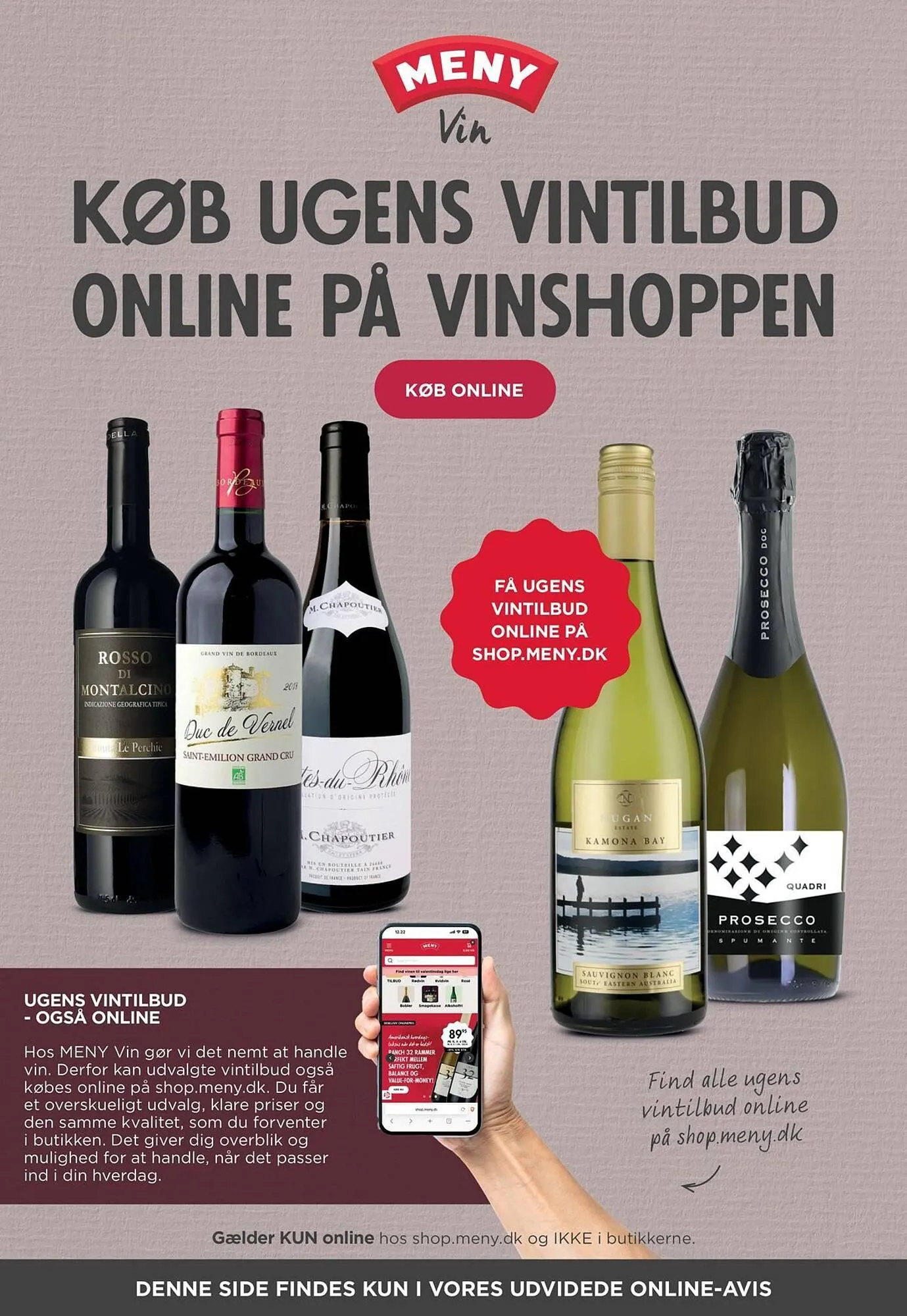 Meny kundeavis fra 13. mars til 19. mars 2026 - kundeavisside 25