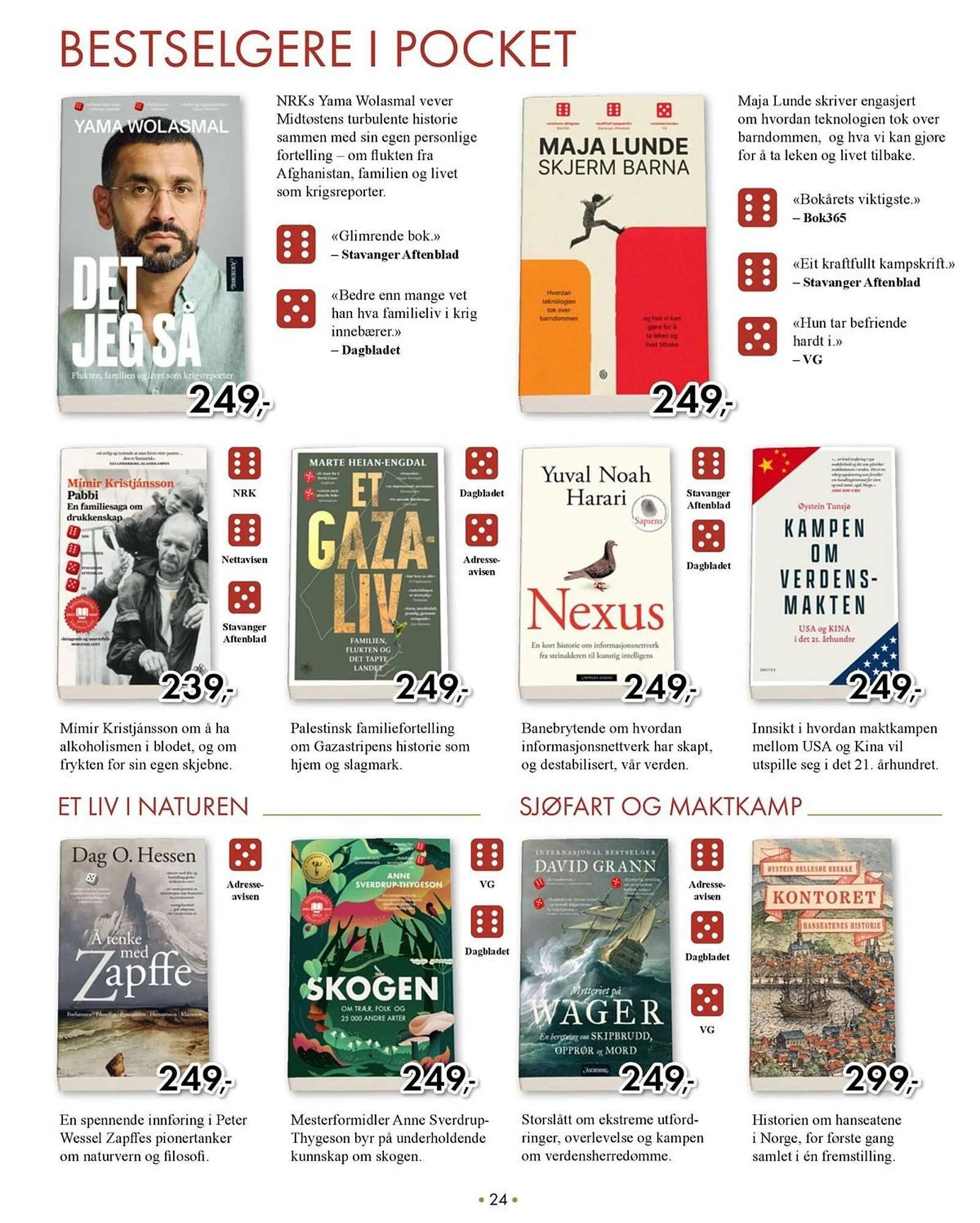 Norli kundeavis fra 2. desember til 31. desember 2025 - kundeavisside 24