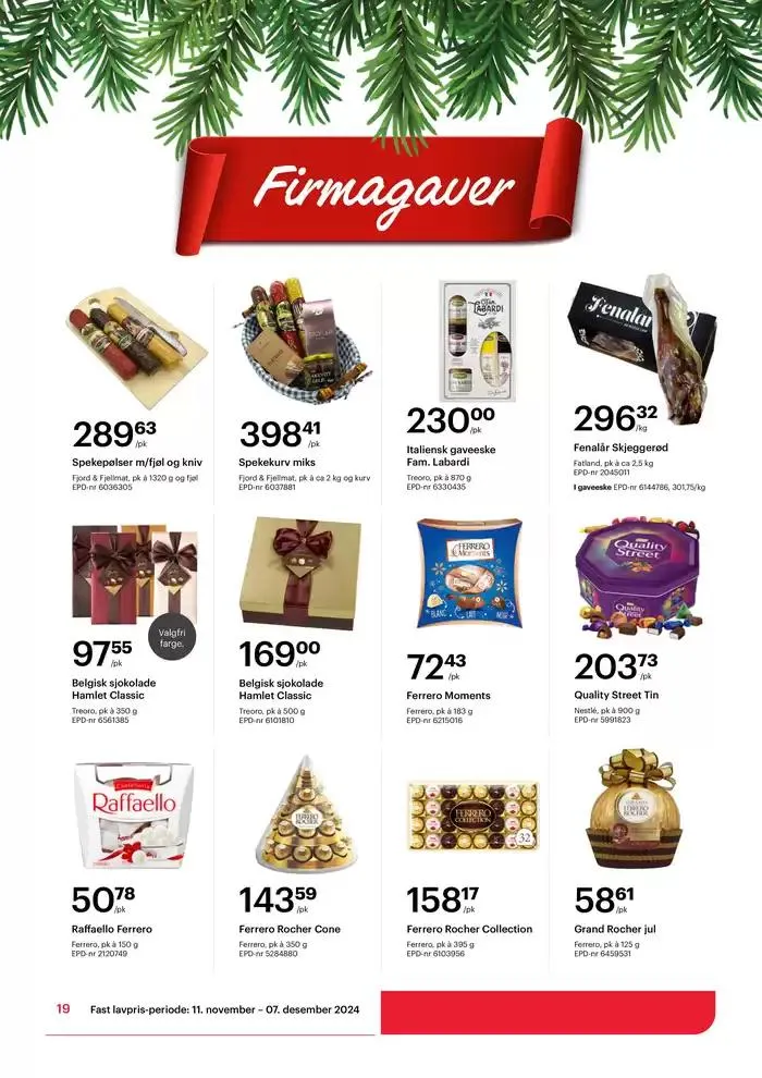 Alt du trenger, alltid billig. fra 18. november til 7. desember 2024 - kundeavisside 19