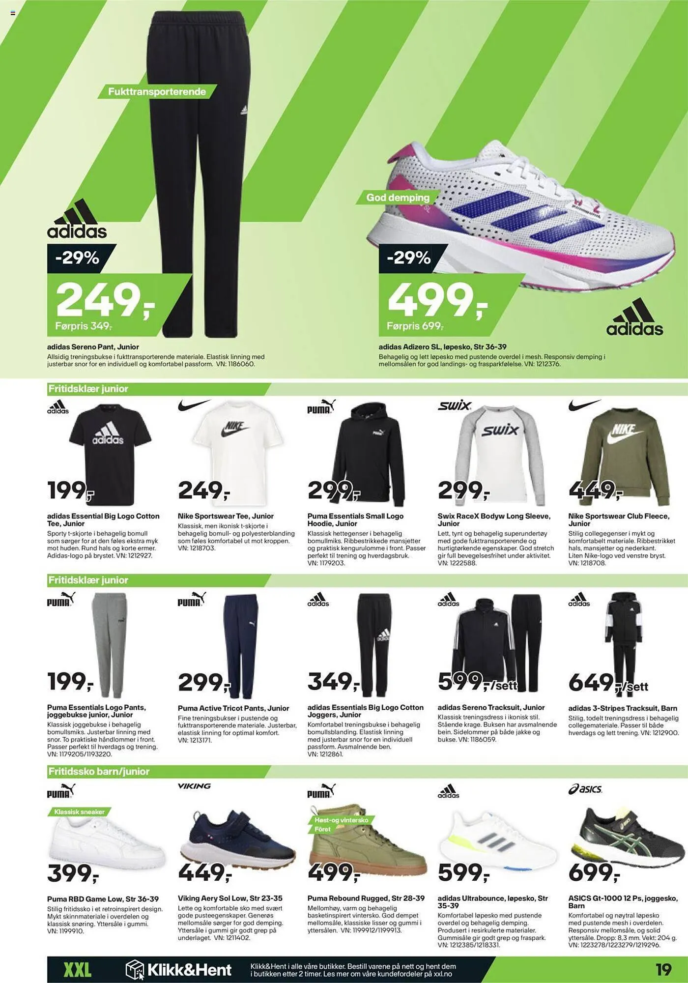 XXL Sport Kundeavis fra 18. september til 24. september 2023 - kundeavisside 19