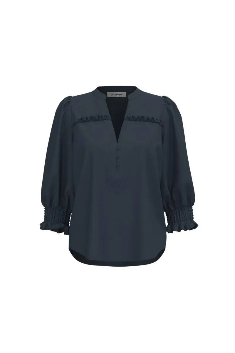 Callum CC Frill SS Shirt Ink