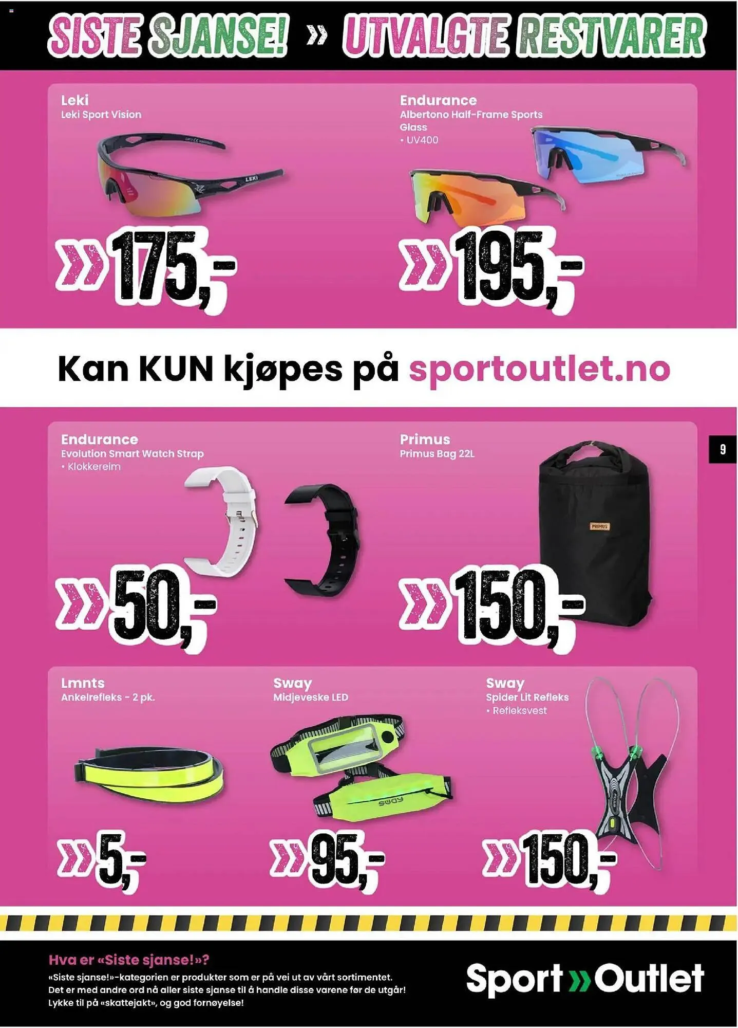 Sport Outlet kundeavis fra 17. februar til 3. mars 2026 - kundeavisside 9