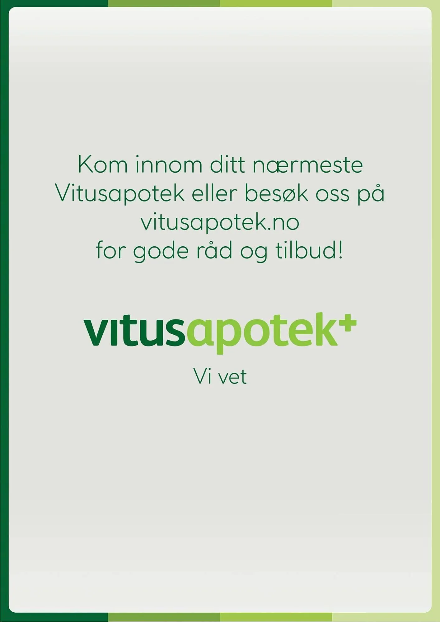 Vitusapotek kundeavis fra 22. april til 20. mai 2026 - kundeavisside 7