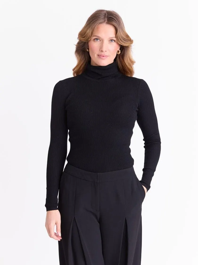 Susanne merino rib pologenser