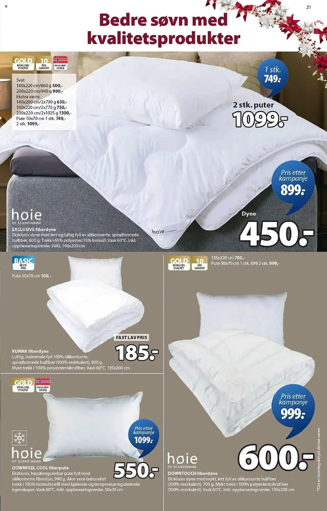 JYSK kundeavis fra 20. oktober til 1. november 2025 - kundeavisside 21