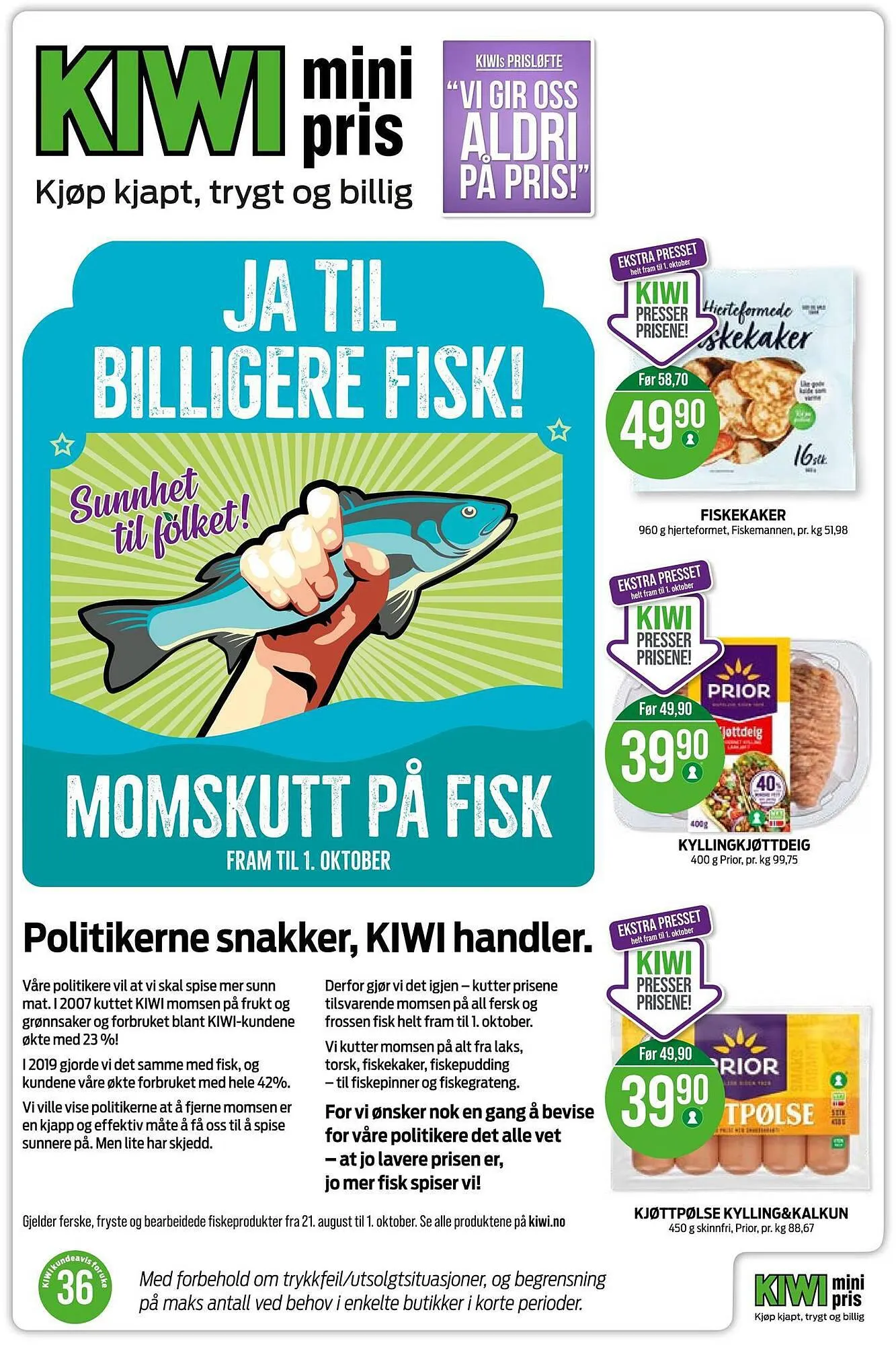 Kiwi Kundeavis fra 3. september til 10. september 2023 - kundeavisside 2