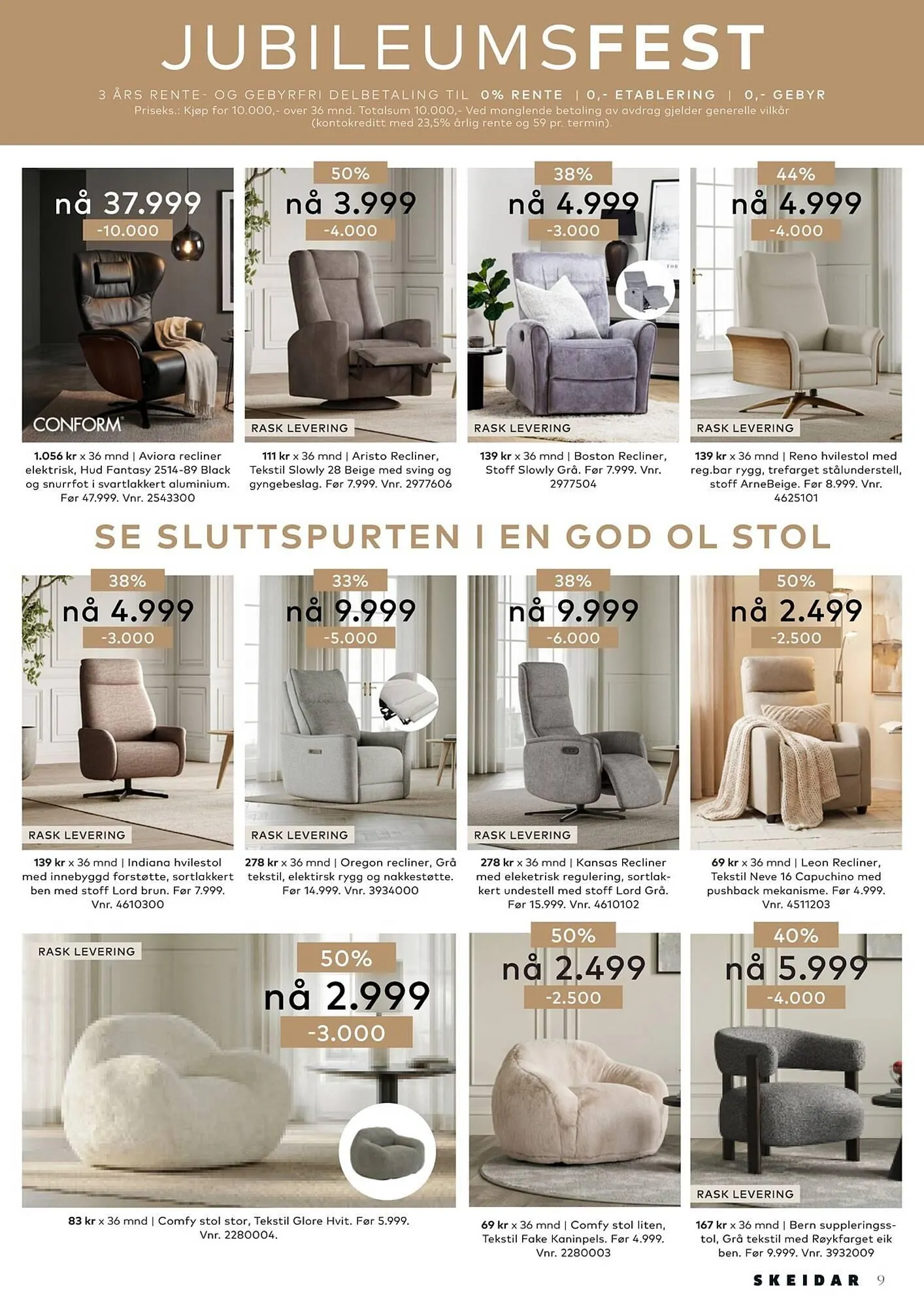 Skeidar kundeavis fra 20. april til 17. mai 2026 - kundeavisside 9