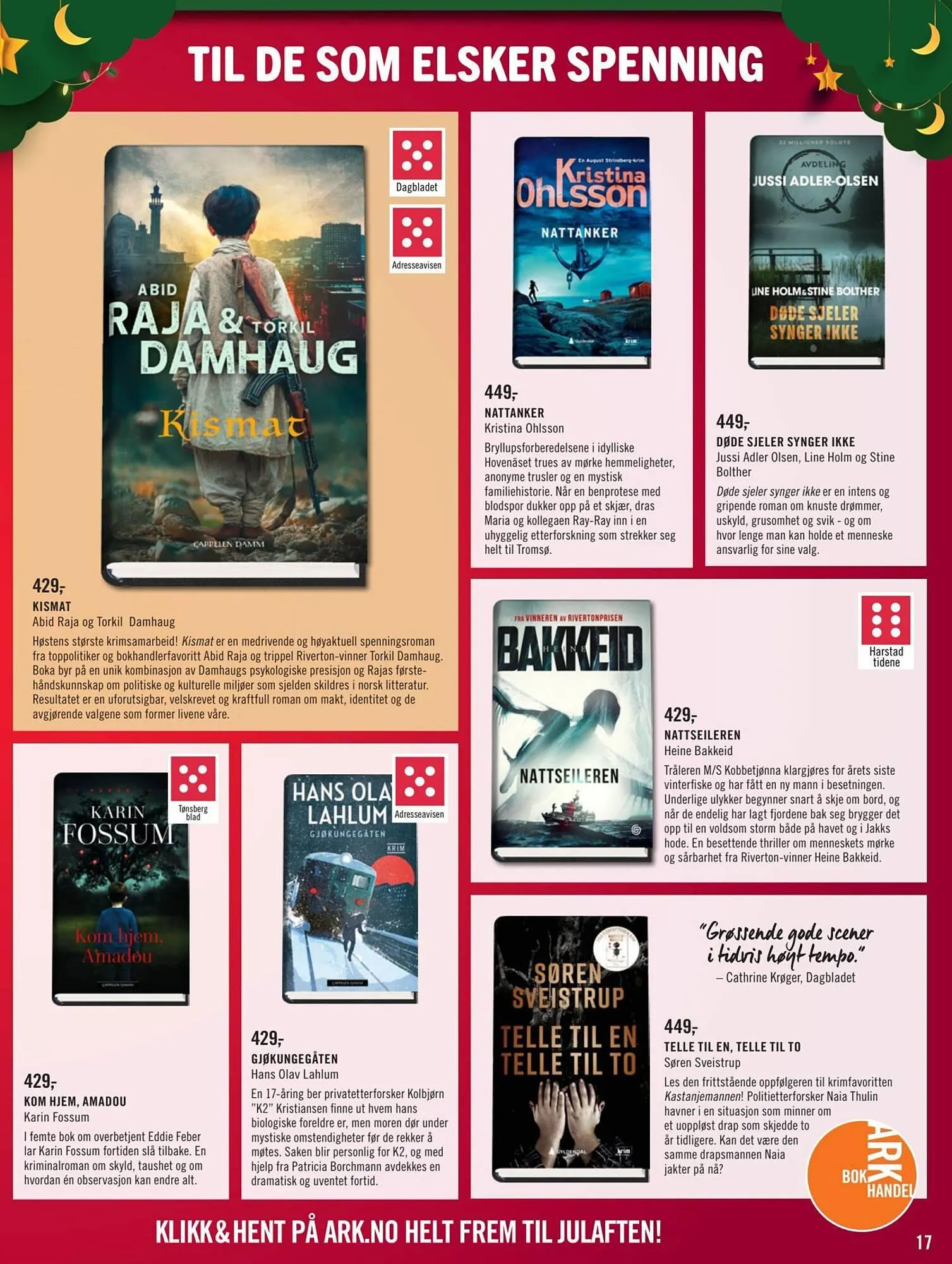 Ark Bokhandel kundeavis fra 1. desember til 25. desember 2025 - kundeavisside 17