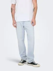 ONSEDGE Middels høyt snitt Straight Fit Jeans