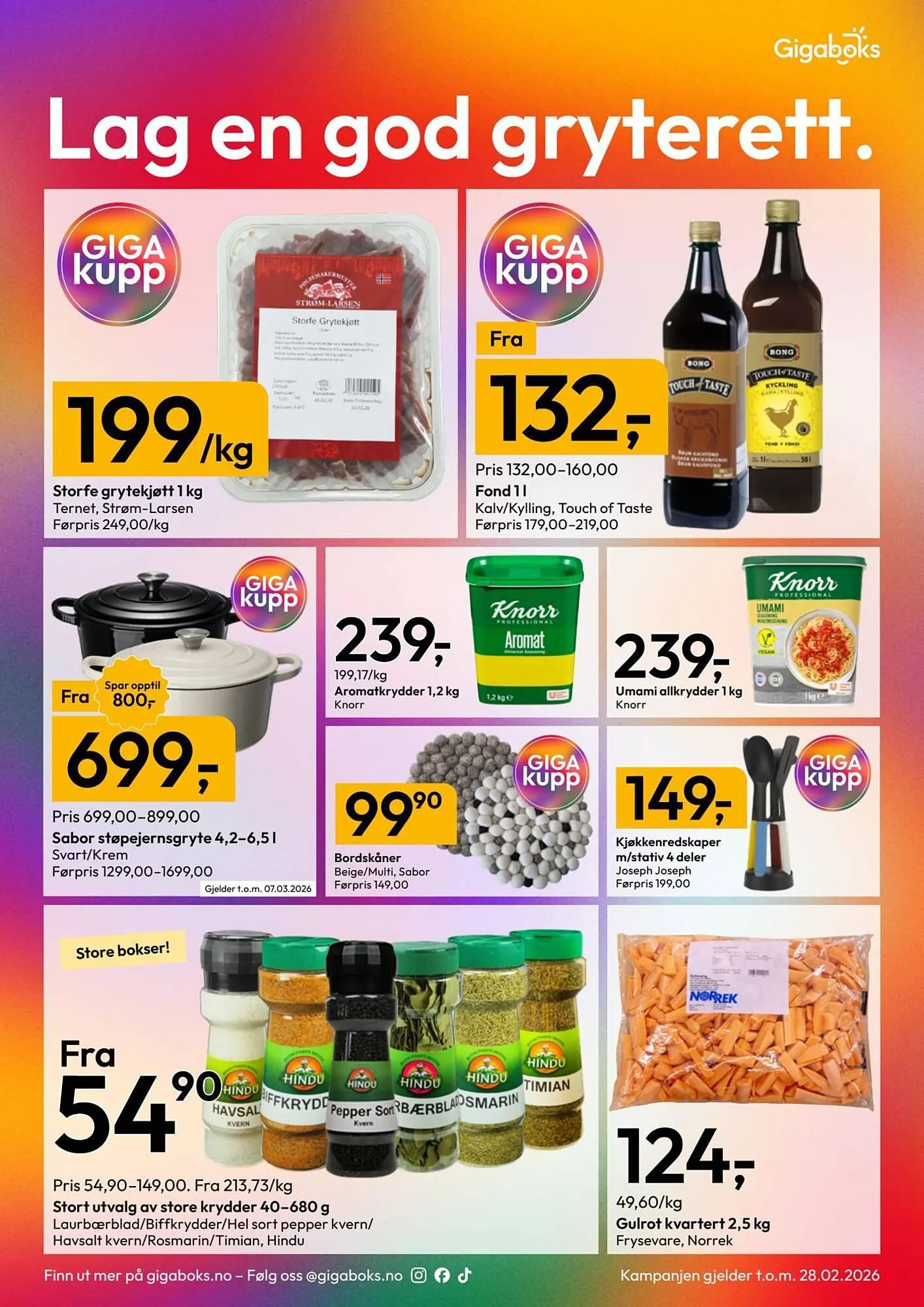 Gigaboks kundeavis fra 23. februar til 1. mars 2026 - kundeavisside 7