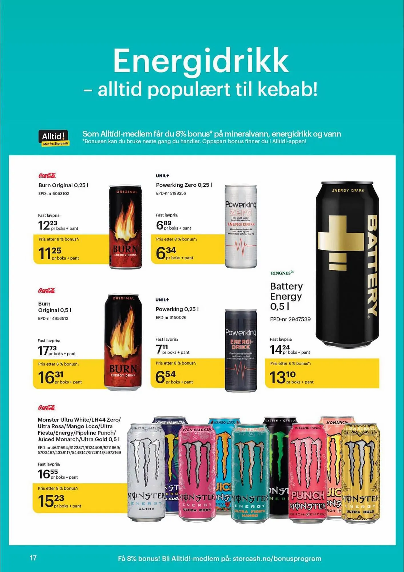 Storcash Kundeavis fra 9. oktober til 11. november 2023 - kundeavisside 17