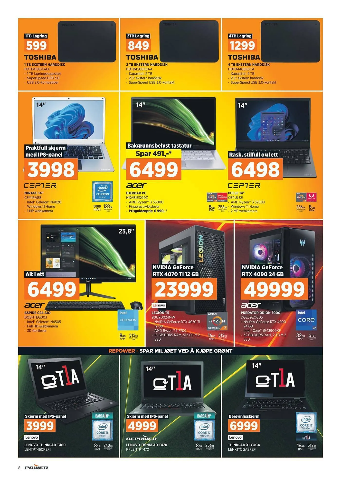 POWER Kundeavis fra 3. september til 10. september 2023 - kundeavisside 8