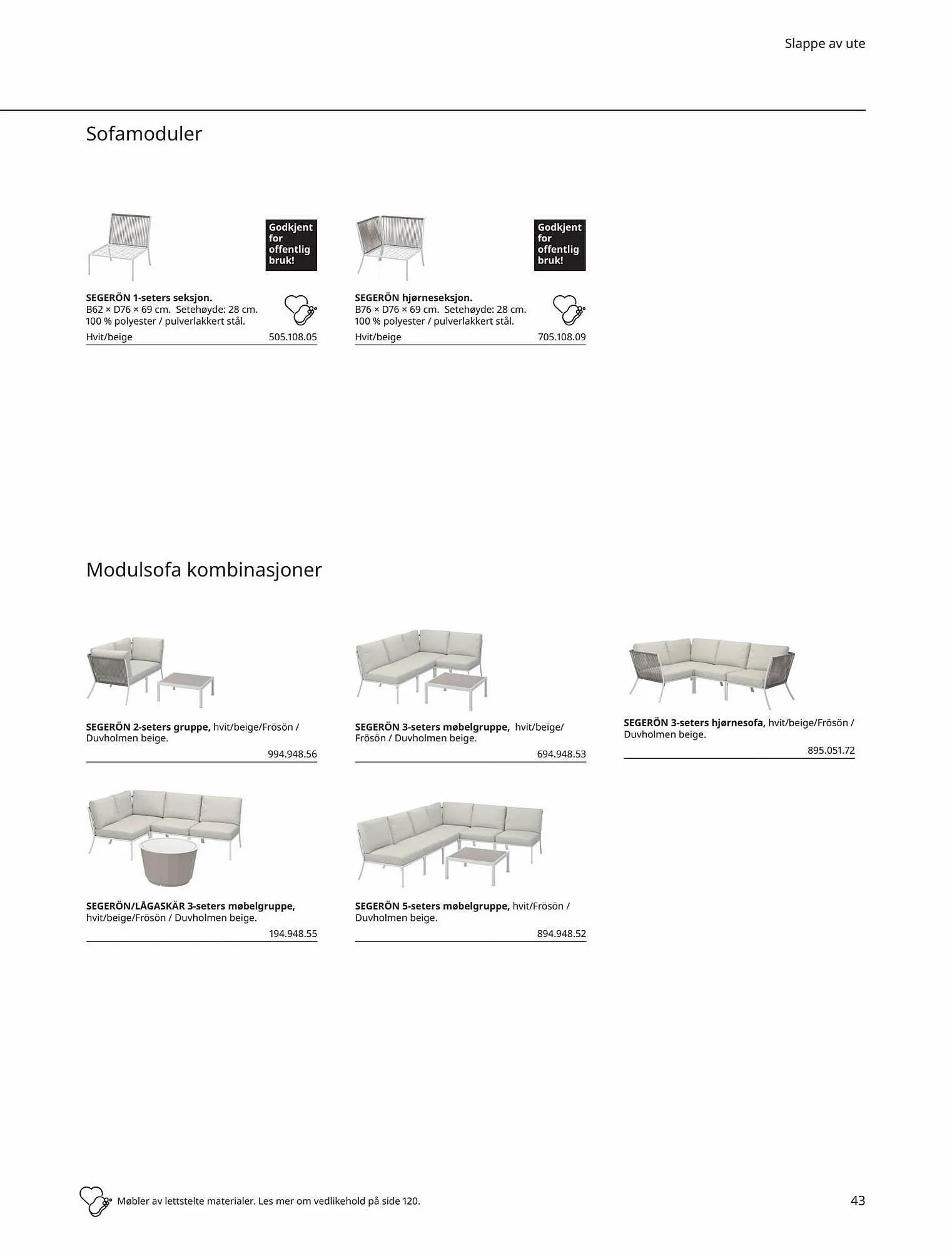 IKEA Kundeavis fra 5. mai til 31. august 2023 - kundeavisside 43
