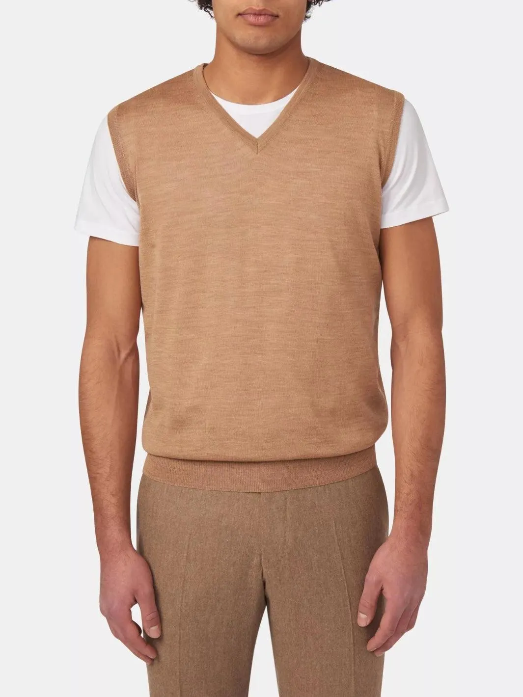 ROGER SLIPOVER VEST Beige