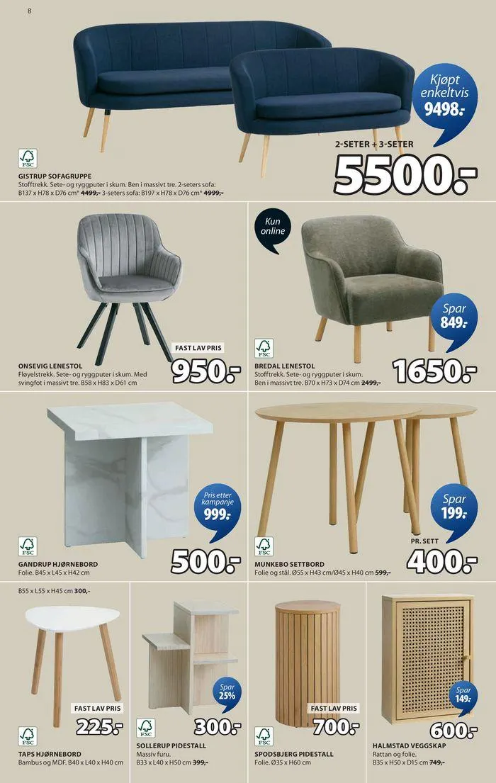 Ukens tilbud fra 16. september til 30. september 2024 - kundeavisside 9