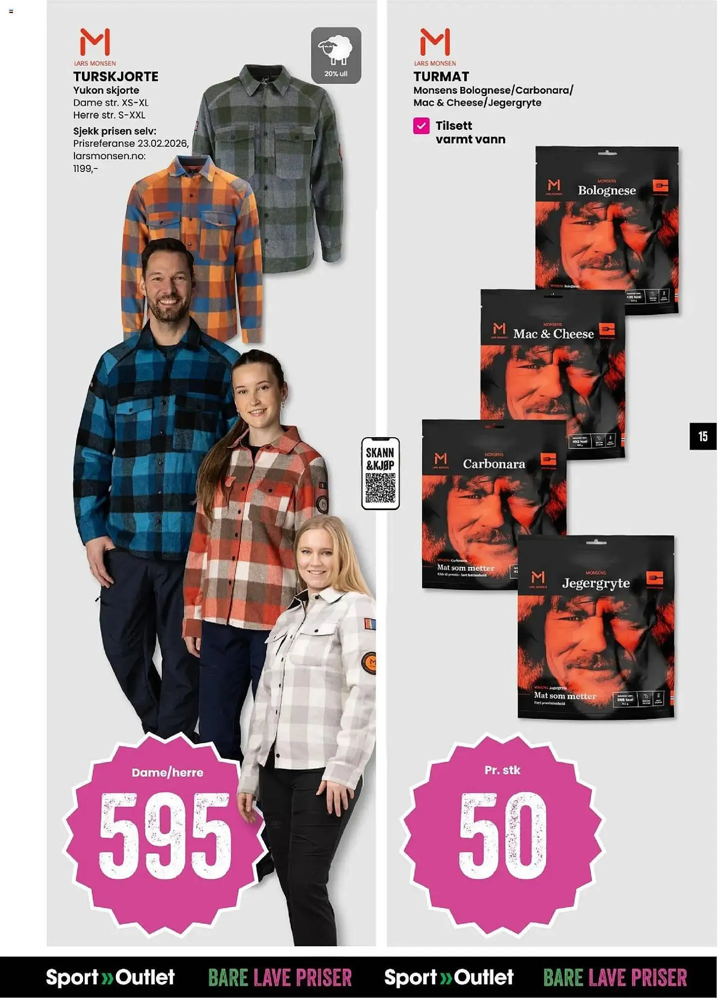 Sport Outlet kundeavis fra 10. mars til 22. mars 2026 - kundeavisside 15