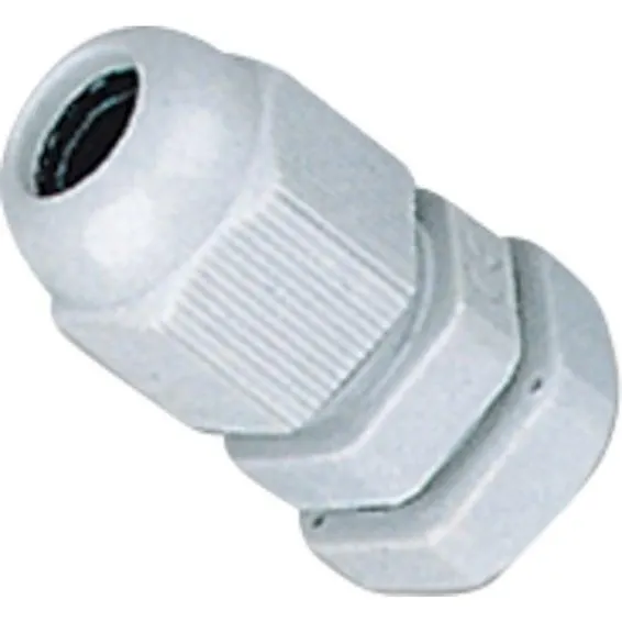 Nippel PG7 med mutter IP68 5 pk