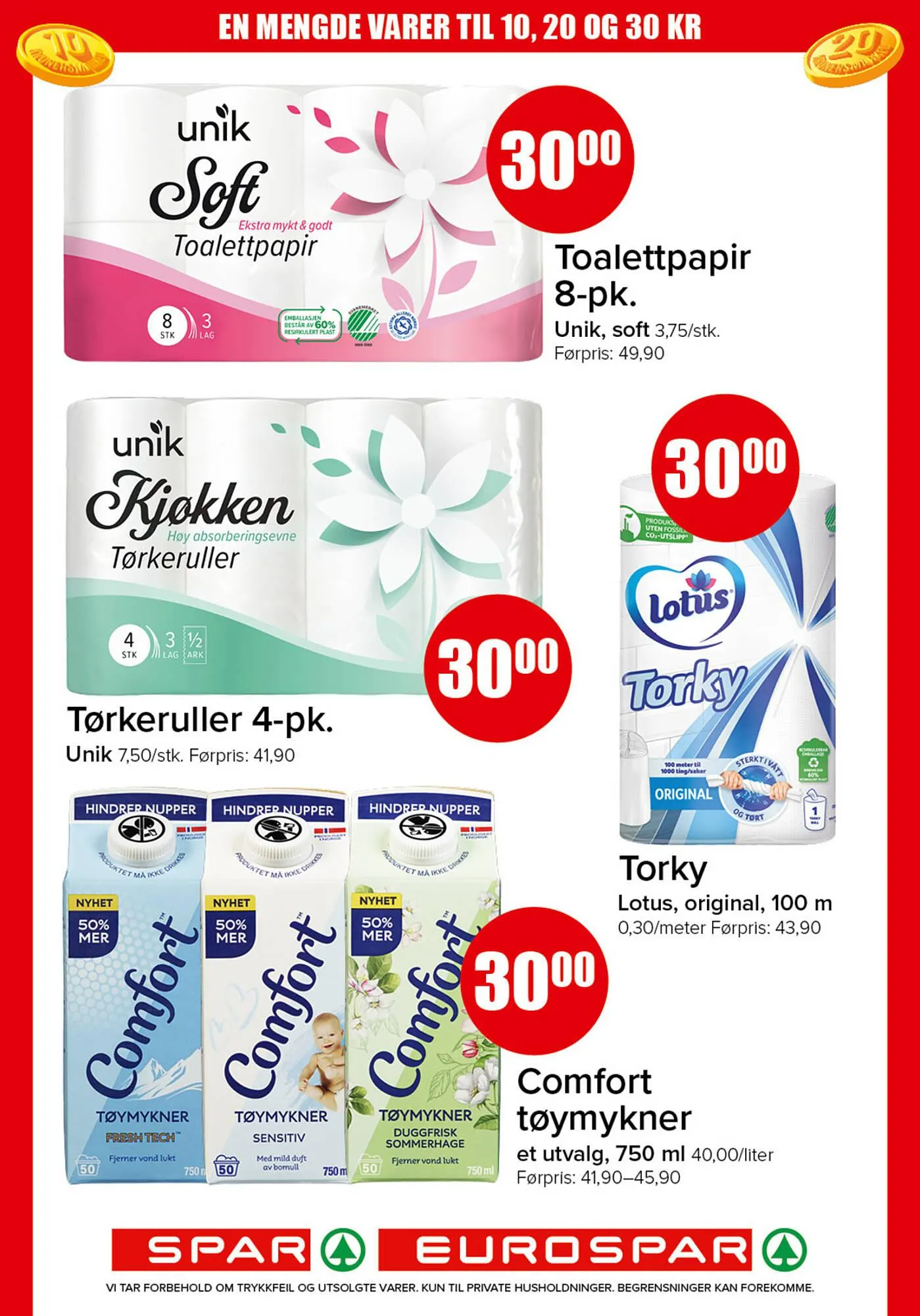 Eurospar kundeavis fra 20. oktober til 26. oktober 2025 - kundeavisside 16