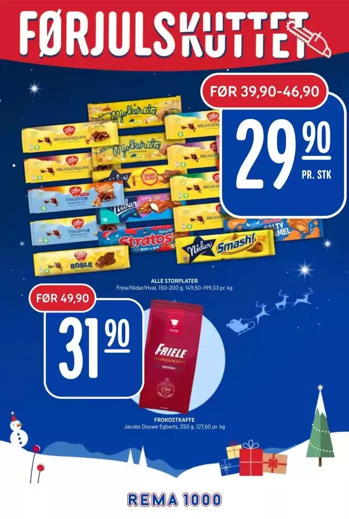 Aktuelle tilbud og kampanjer fra 1. desember til 7. desember 2024 - kundeavisside 1