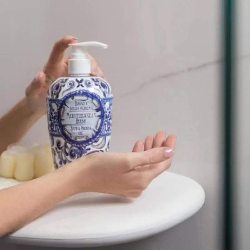 Maioliche bad & dusj 700ml mediterranean herbs