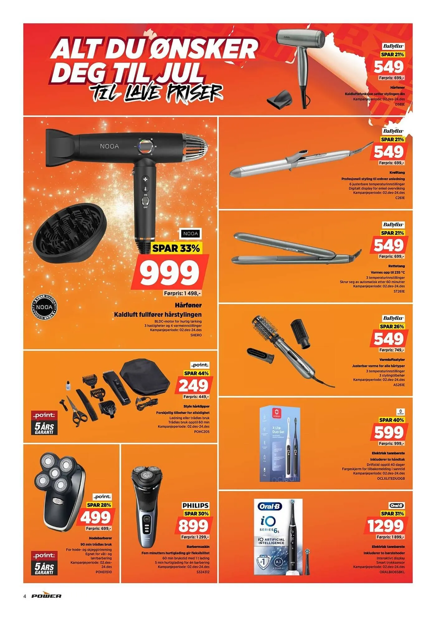 POWER kundeavis fra 1. desember til 7. desember 2025 - kundeavisside 4
