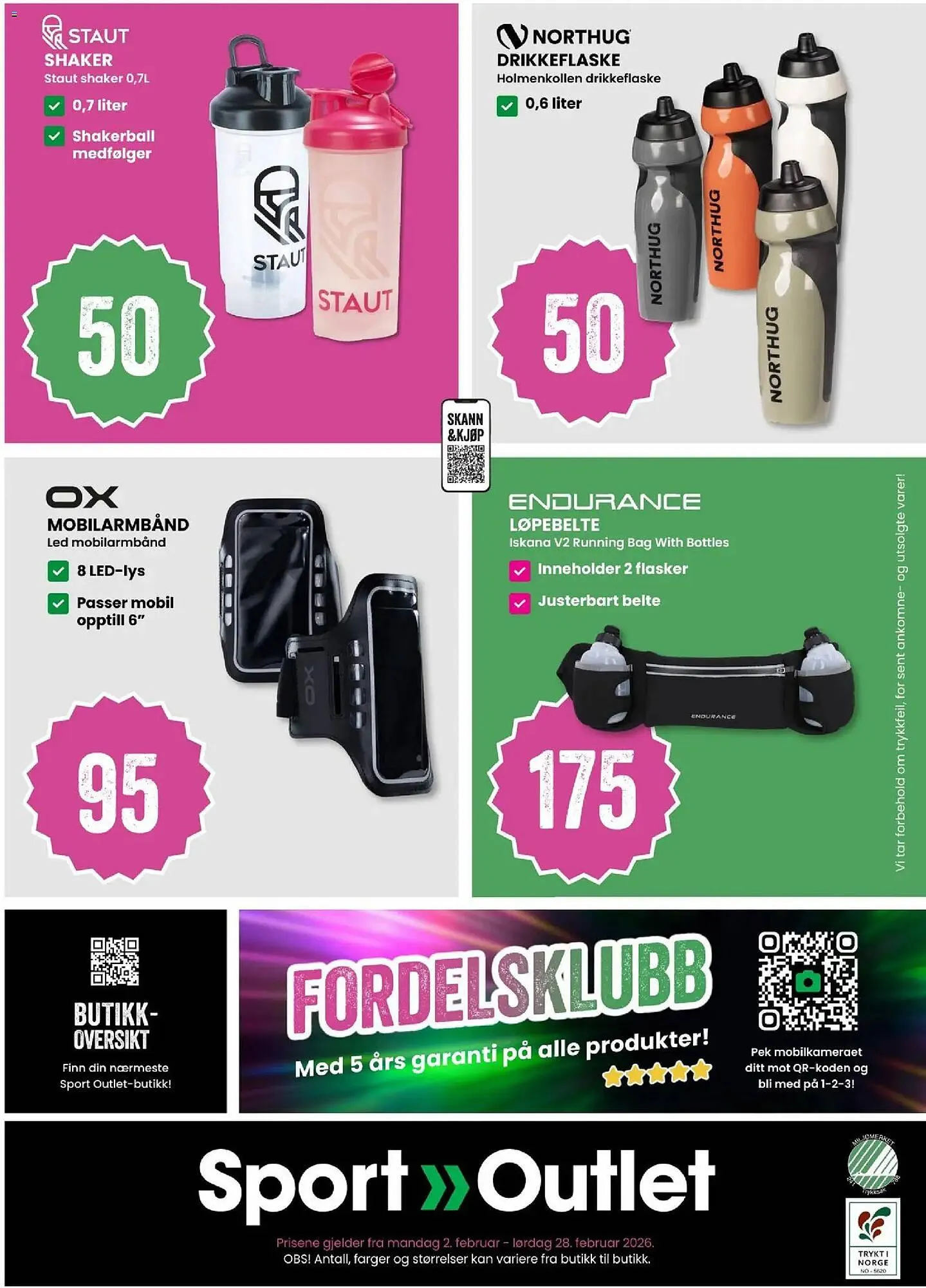 Sport Outlet kundeavis fra 2. februar til 28. februar 2026 - kundeavisside 34