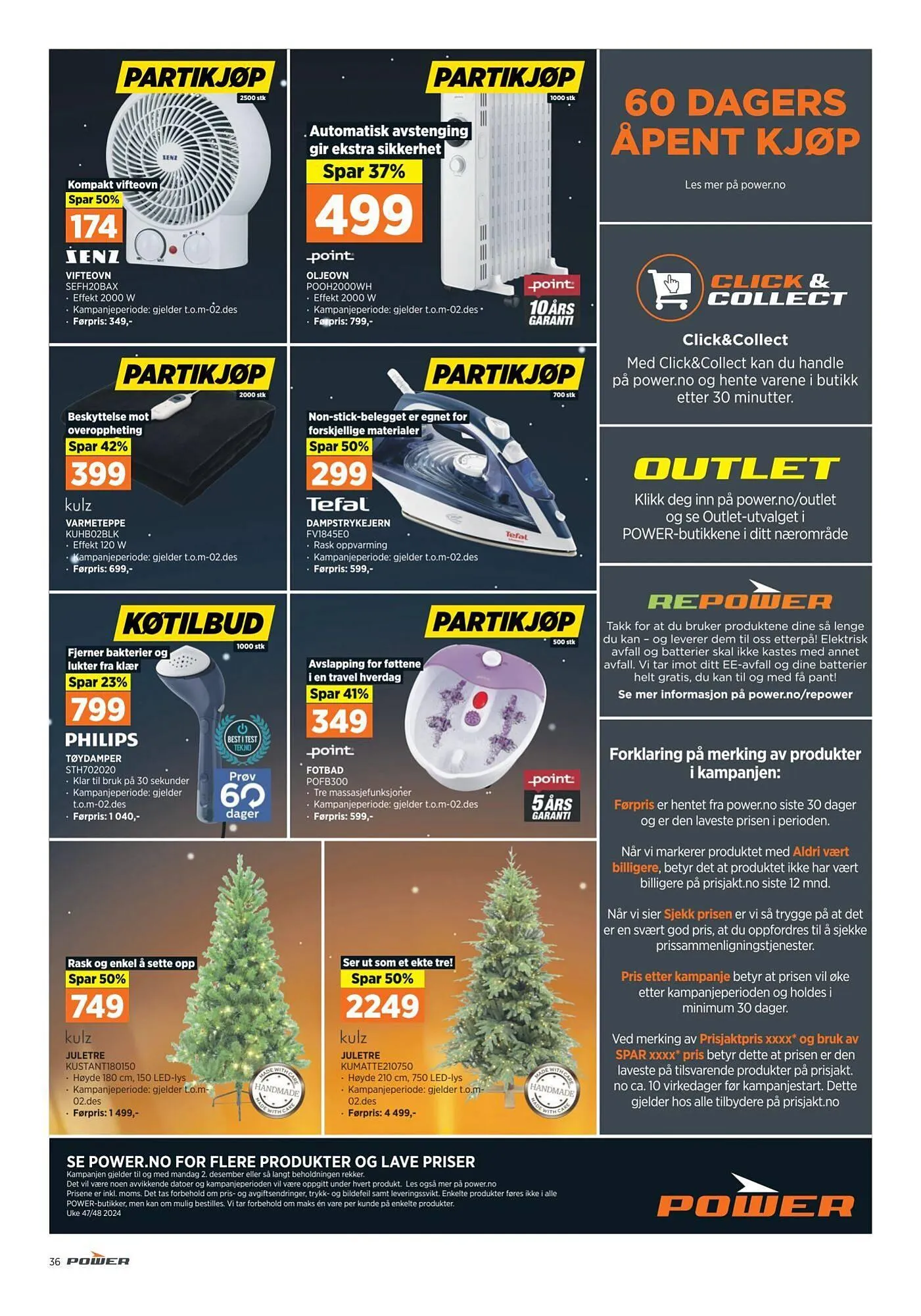 POWER Kundeavis fra 21. november til 2. desember 2024 - kundeavisside 36