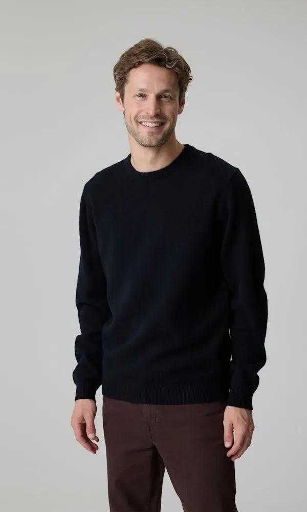 Børstet genser i merinoull