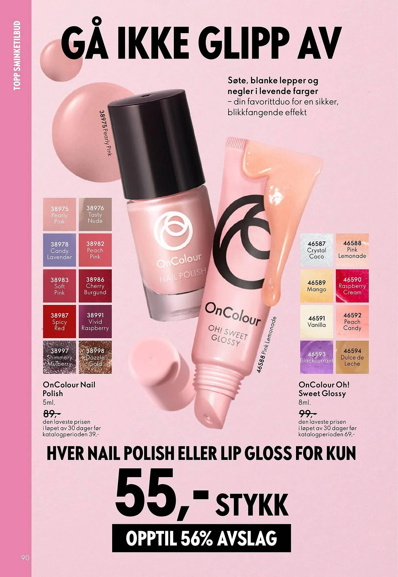Oriflame katalog fra 11. mars til 31. mars 2026 - kundeavisside 90