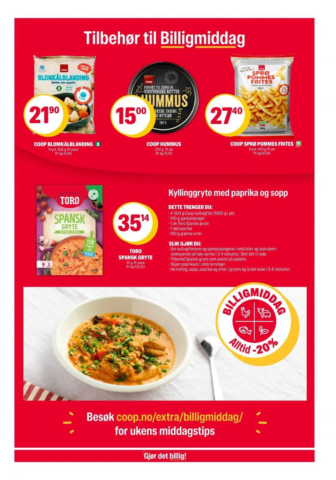 COOP Extra kundeavis til 01.10.2023 fra 30. september til 1. oktober 2023 - kundeavisside 3