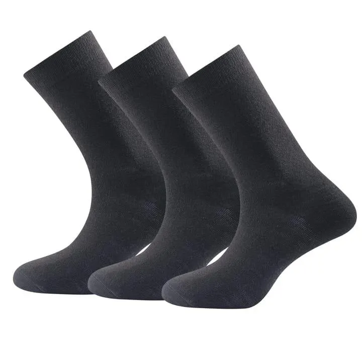 Devold Daily Light Sock 3pk Black