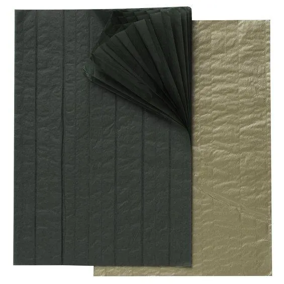 Trekkspillpapir A4 (210x297 mm) 2-pakning, gull og grønn