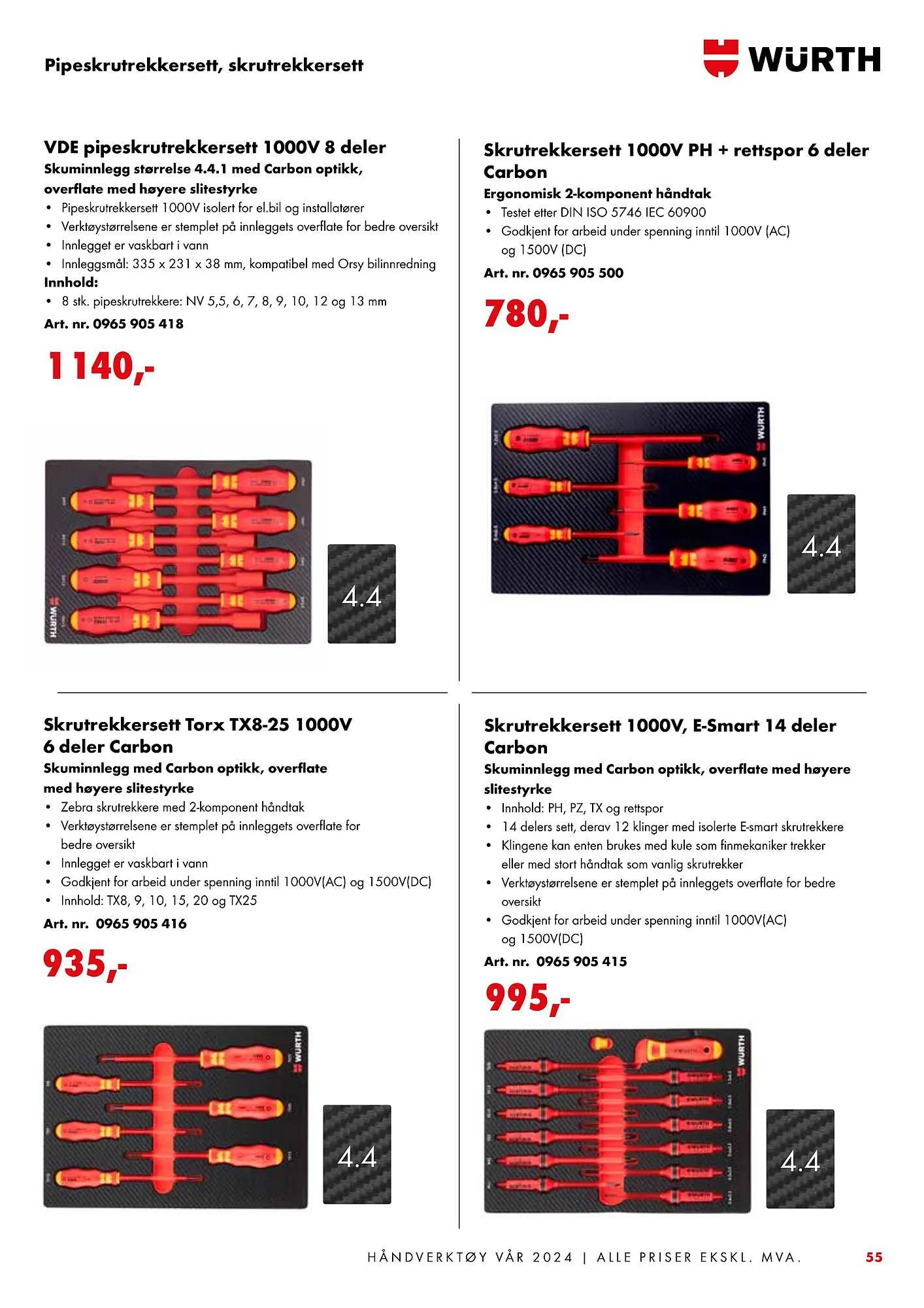 Würth Kundeavis fra 5. februar til 2. juni 2024 - kundeavisside 55