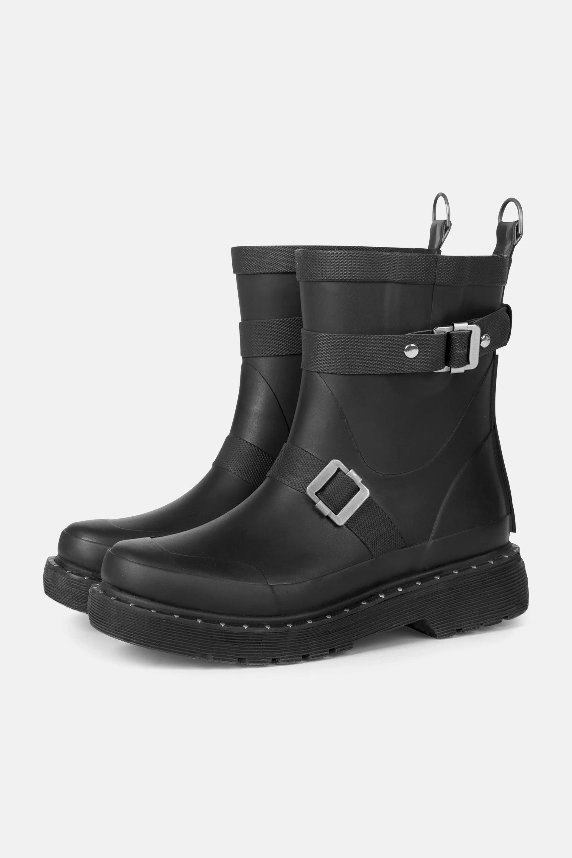 Short Rubber Boots - Black