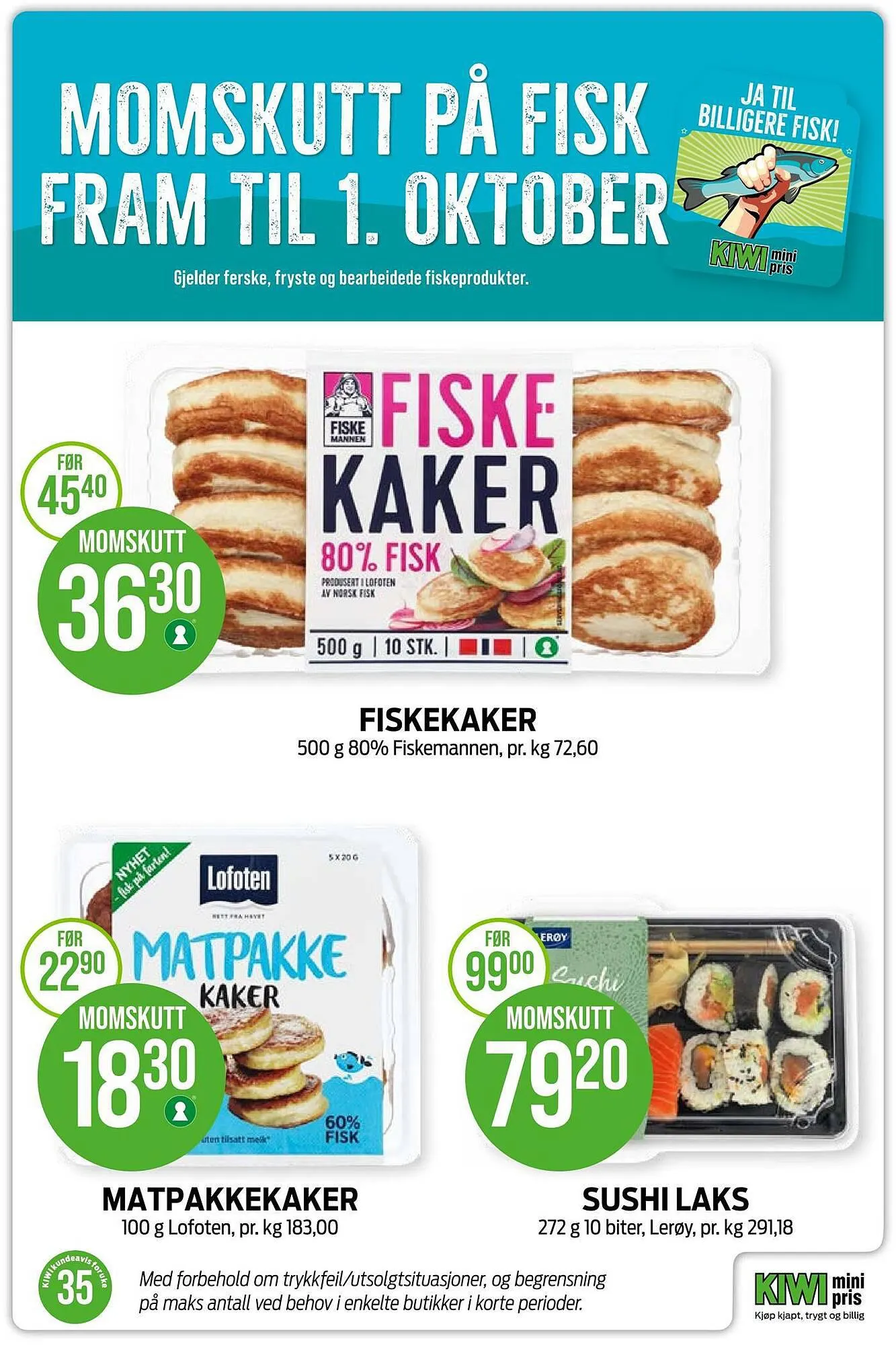 Kiwi Kundeavis fra 27. august til 3. september 2023 - kundeavisside 12